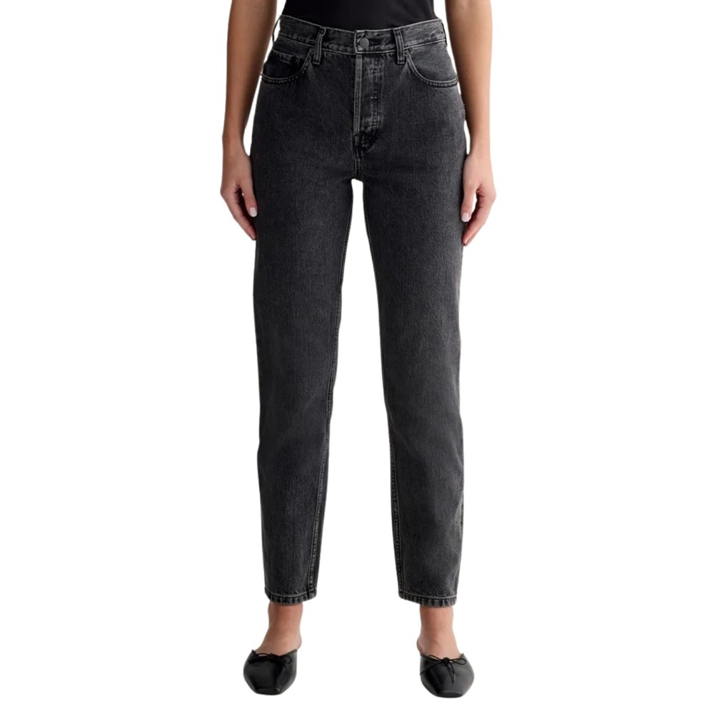 Everlane Jeans 26 Washed Black Curvy 90s Cheeky Straight Organic Cotton Denim